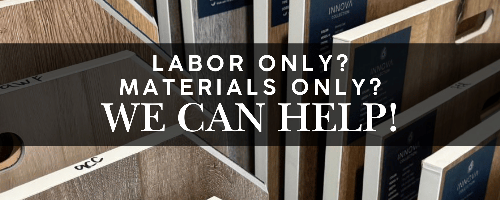 Materials Only Sale